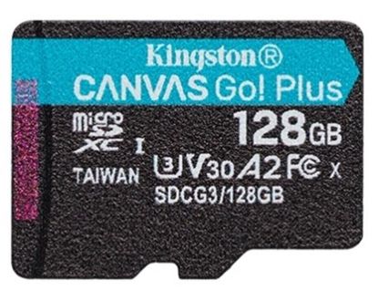  Зображення Карта пам'яті Kingston microSD  128GB C10 UHS-I U3 A2 R170/W90MB/s 